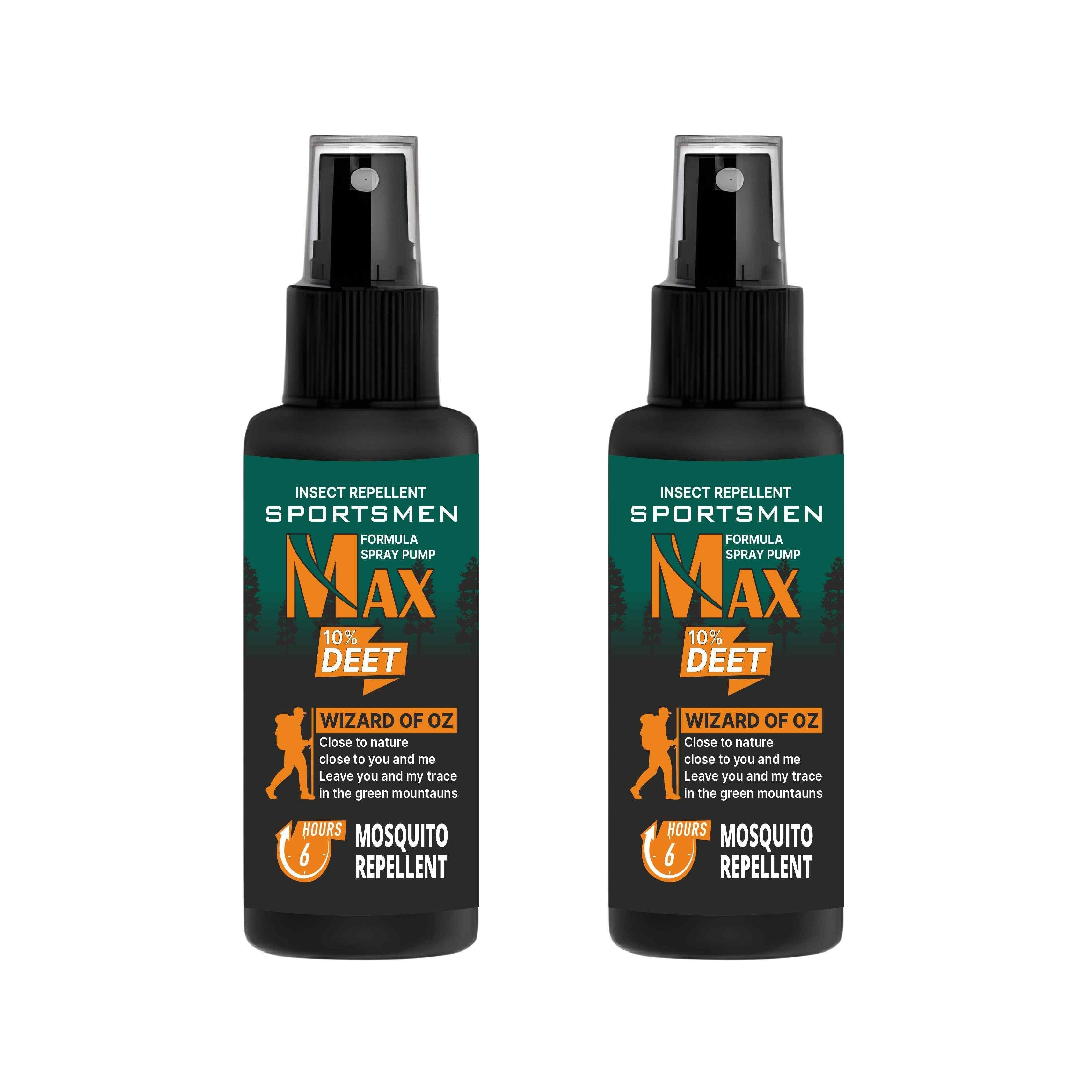 Deet Mosquito and Insect Repellent Spray (Pack of 2)