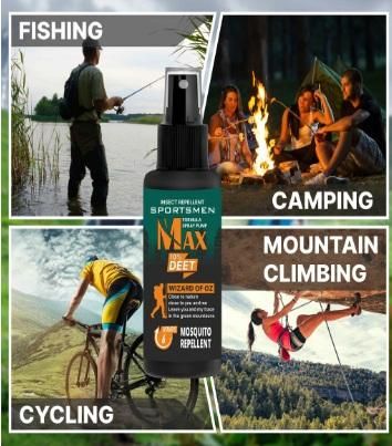 Deet Mosquito and Insect Repellent Spray (Pack of 2)