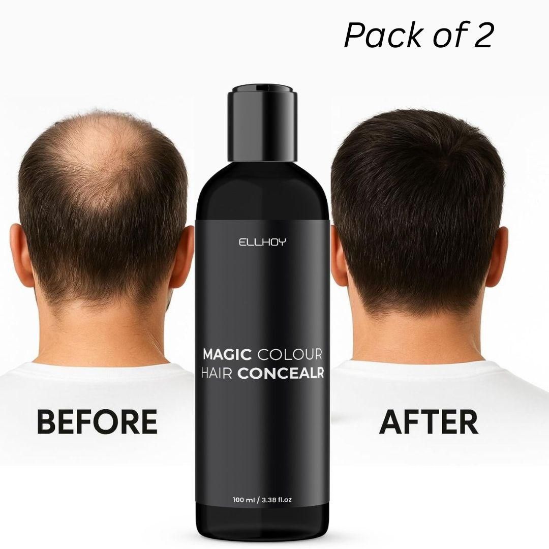 ELLHOY Magic Colour Hair Concealer Spray 100Ml (Pack of 2)