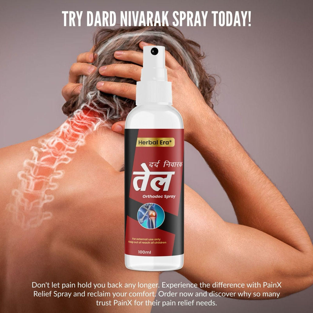 Herbal Era Dard Nivarak Spray Tel 100ml - Natural Pain Relief Formula