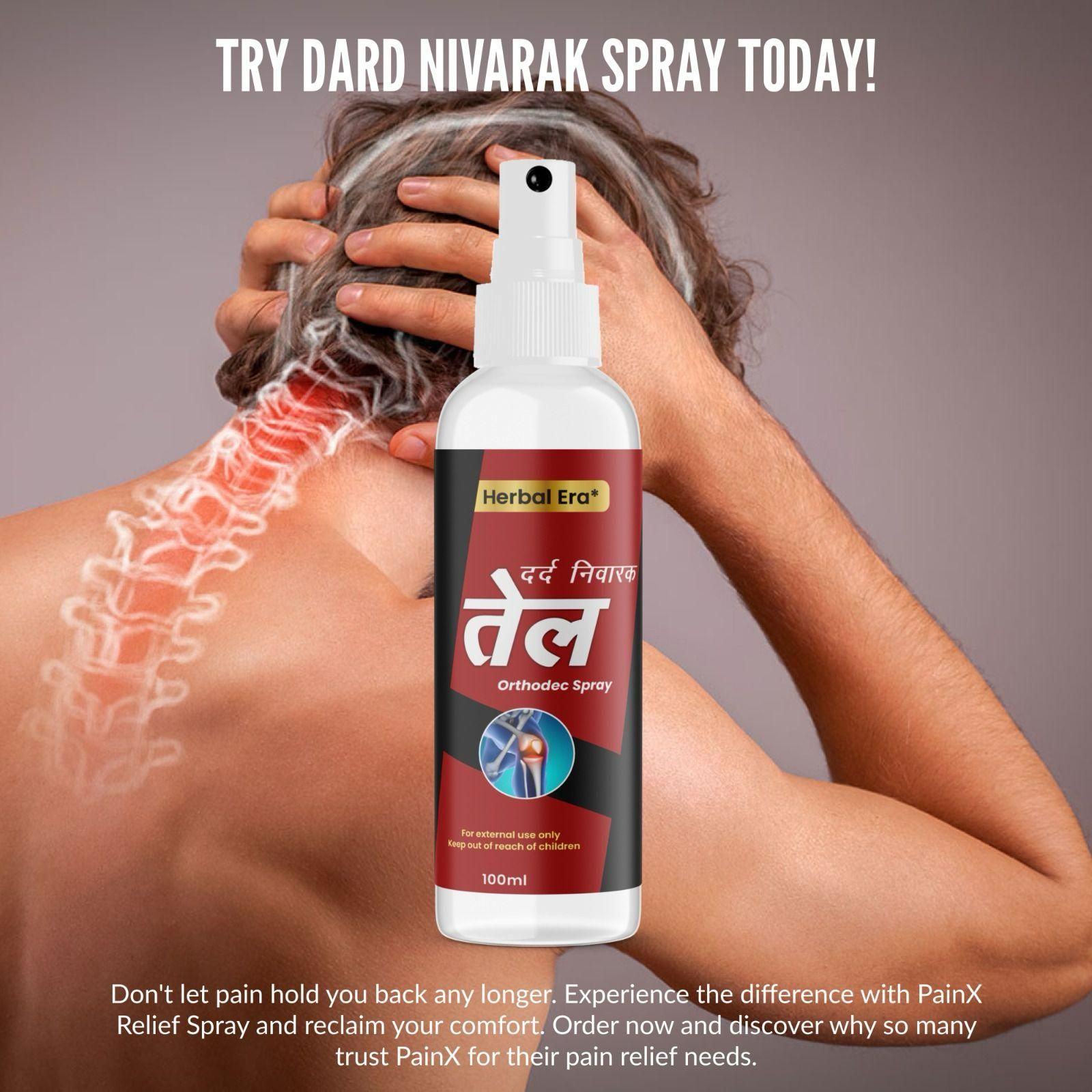 Herbal Era Dard Nivarak Spray Tel 100ml - Natural Pain Relief Formula