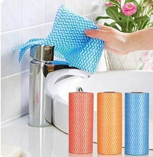 Disposable Kitchen Towels Cleaning Clothe (75 Sheets)