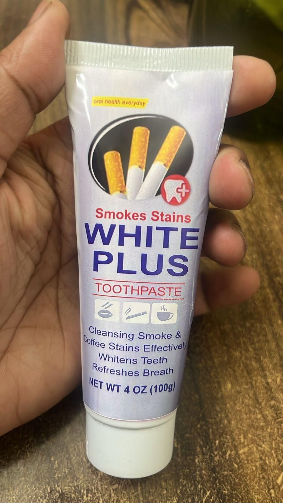 Smoke Stains White Plus Toothpaste 100g Pack of 1