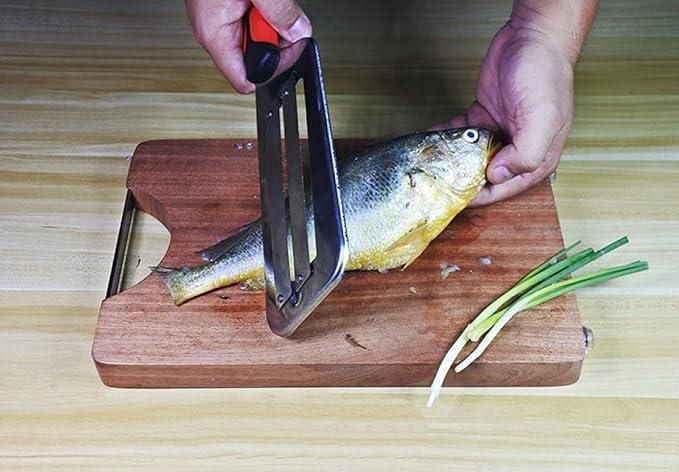 Double Slice Blade Knife