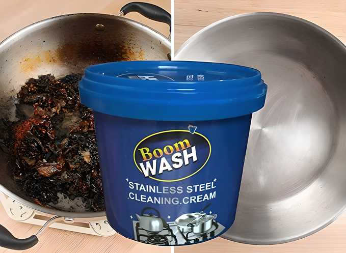 Stainless Steel Over Cookware Cleaning Paste