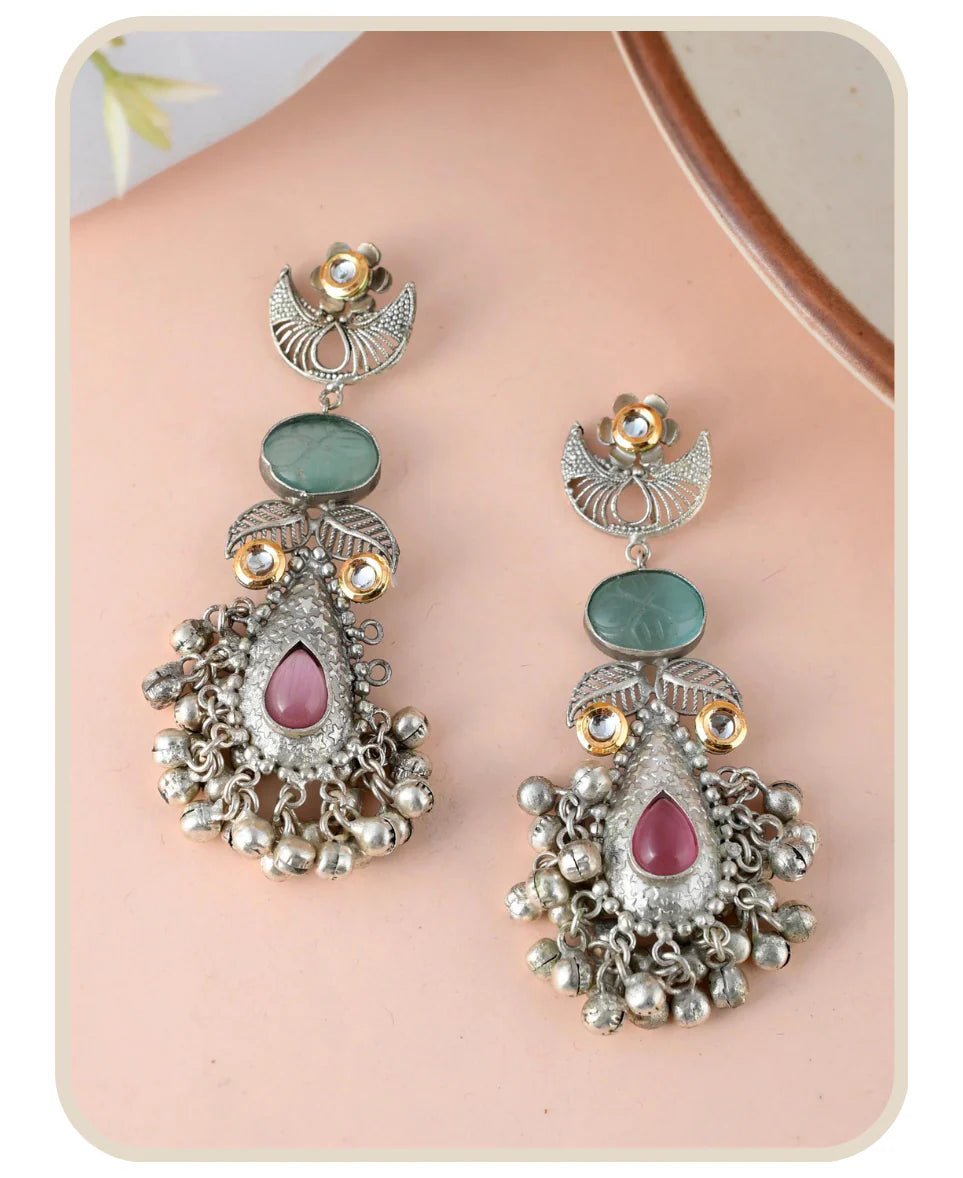 The 'Heer' Statement Fusion Earrings